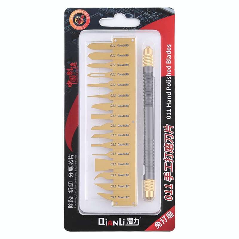 QIANLI 011 Multifunctioal CPU IC Glue Remover Knife Thin Blade Motherboard BGA Chip Glue Cleaning...