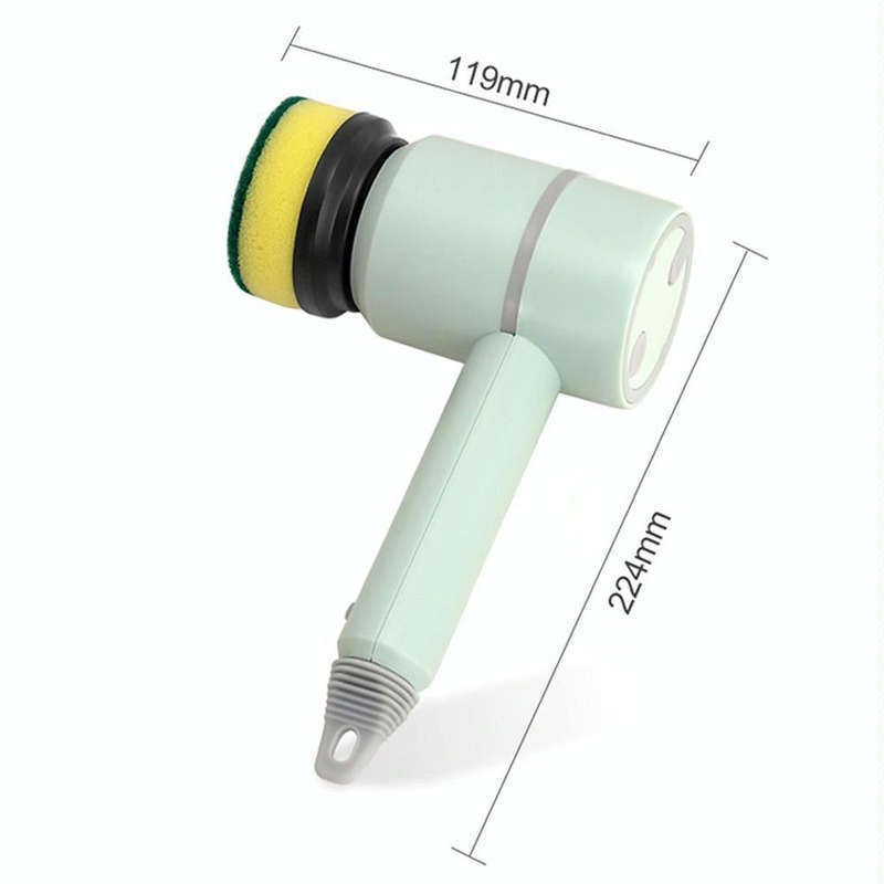 Wireless Electric Cleaning Brush USB Rechargeable Kitchen Bathtub Tile Cleaning Brushes Green 800...