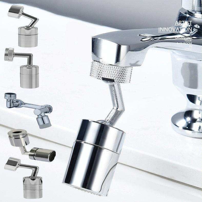 Universal Faucet Splash Guard Faucet Extender Connector, Specification: Inner Teeth+Outer Teeth U...