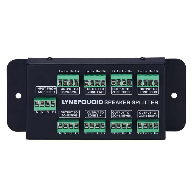 1 In 8 Out Amplifier And Sound Speaker Distributor, 8-Area Sound Source, Signal Distribution Pane...
