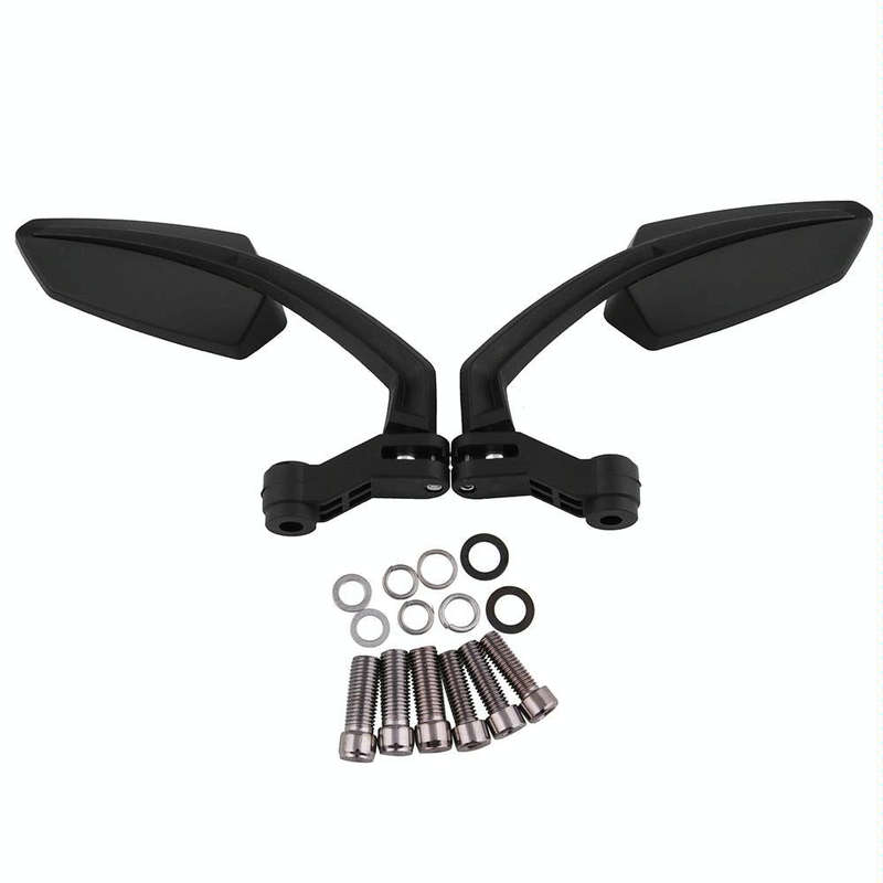 2 PCS Motorcycle Modified Rear View Mirror Set for Honda / Kawasaki / Suzuki / Yamaha