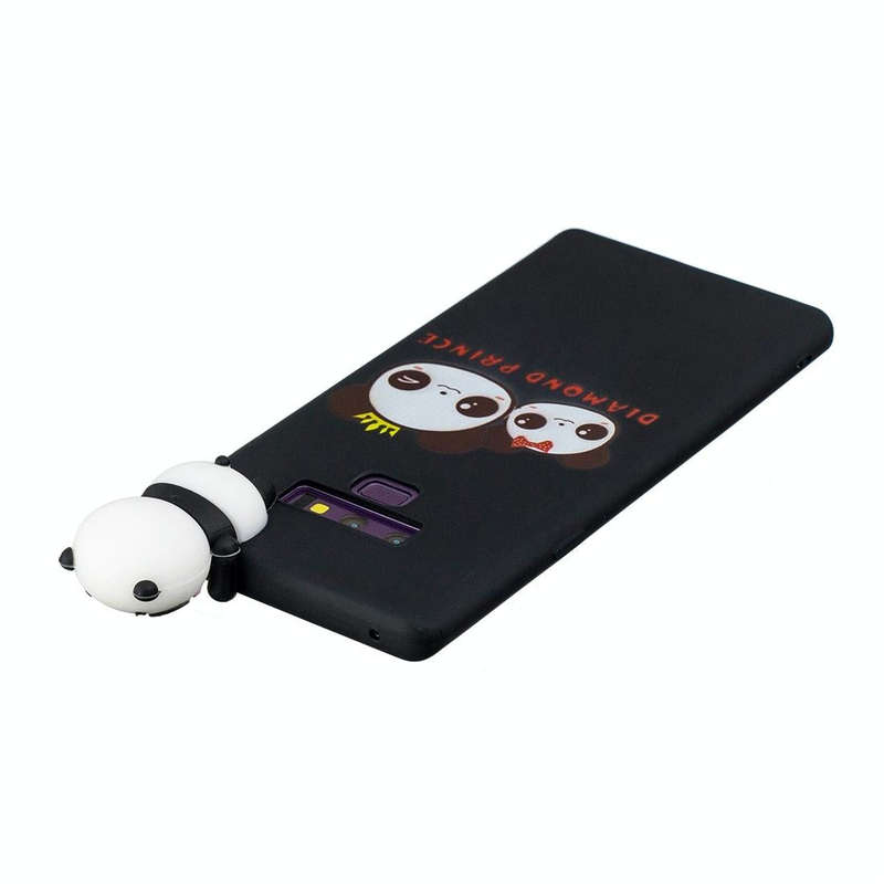 For Galaxy Note 9 Shockproof Cartoon TPU Protective Case(Two Pandas)