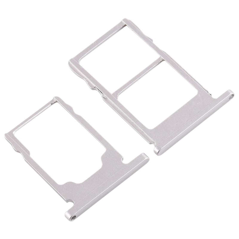SIM Card Tray + SIM Card Tray + Micro SD Card Tray for Nokia 5.1 TA-1075 (White)