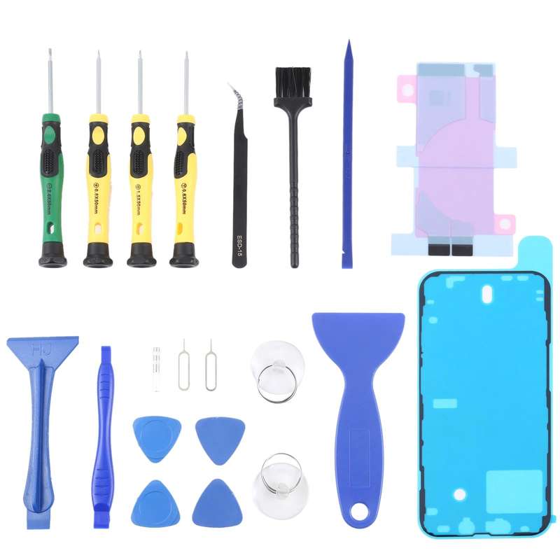 JIAFA JF-8182 21 in 1 Battery Adhesive + LCD Frame Waterproof Adhesive + Repair Tool Set For iPho...