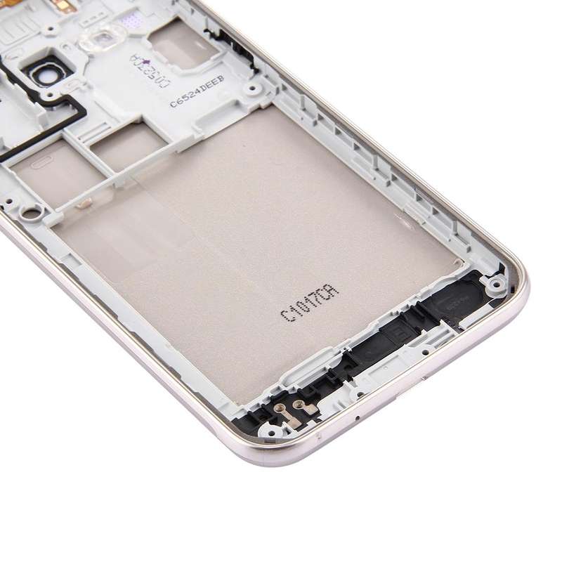 For Galaxy J3 (2016) / J320 (Double card version) Battery Back Cover + Middle Frame Bezel (Gold)