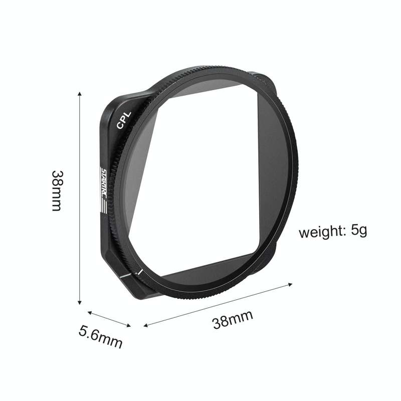 For DJI Mavic 3 STARTRC 1110300 CPL Lens Filter(Black)