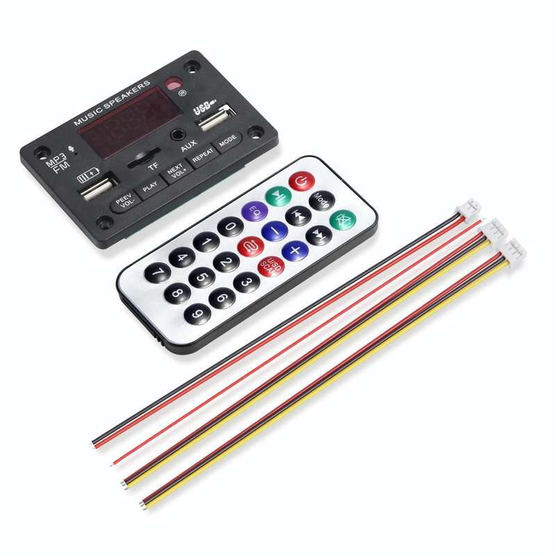 JX-810BT Car 12V Audio MP3 Player Decoder Board FM Radio USB, with Bluetooth / Remote Control / R...