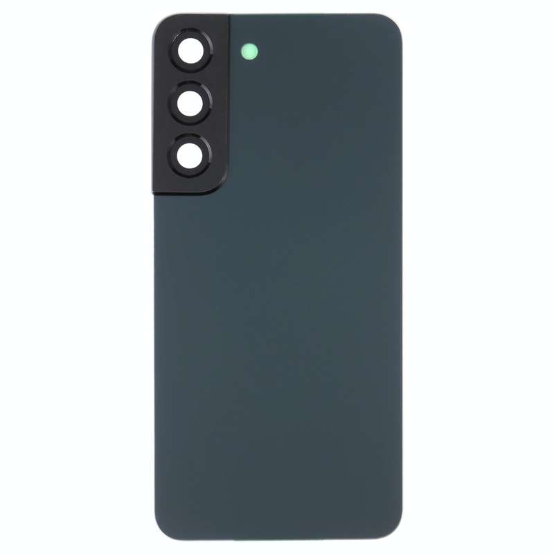 For Samsung Galaxy S22 5G SM-S901B Battery Back Cover with Camera Lens Cover (Green)