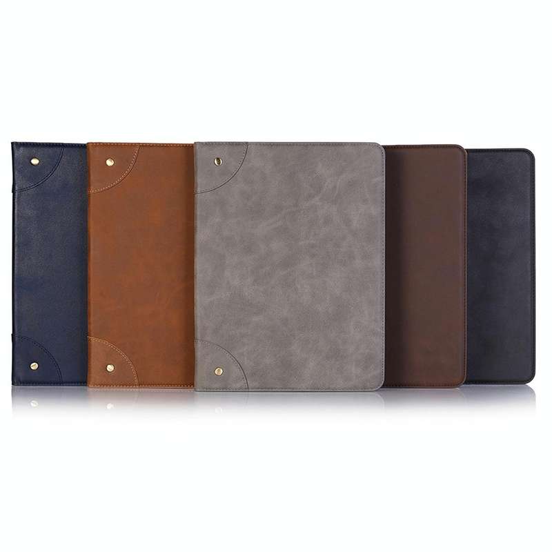 Retro Book Style Horizontal Flip PU Leather Case for iPad Air 13 2024 / iPad Pro 12.9 inch (2018)...