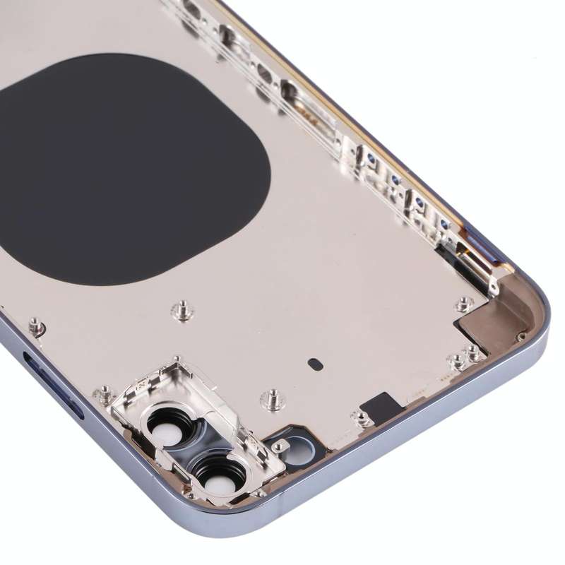 Back Housing Cover with Appearance Imitation of iP13 Pro Max for iPhone XS Max(Blue)