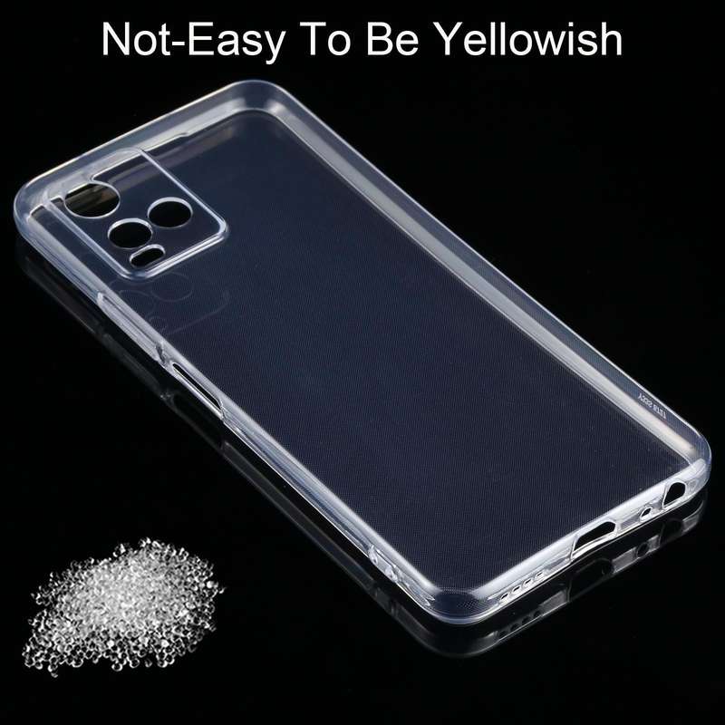 For vivo Y21 0.75mm Ultra-thin Transparent TPU Soft Protective Case