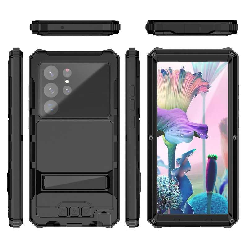 For Samsung Galaxy S23 Ultra 5G R-JUST RJ-56 3rd Gen Life Waterproof Dustproof Shockproof Phone C...