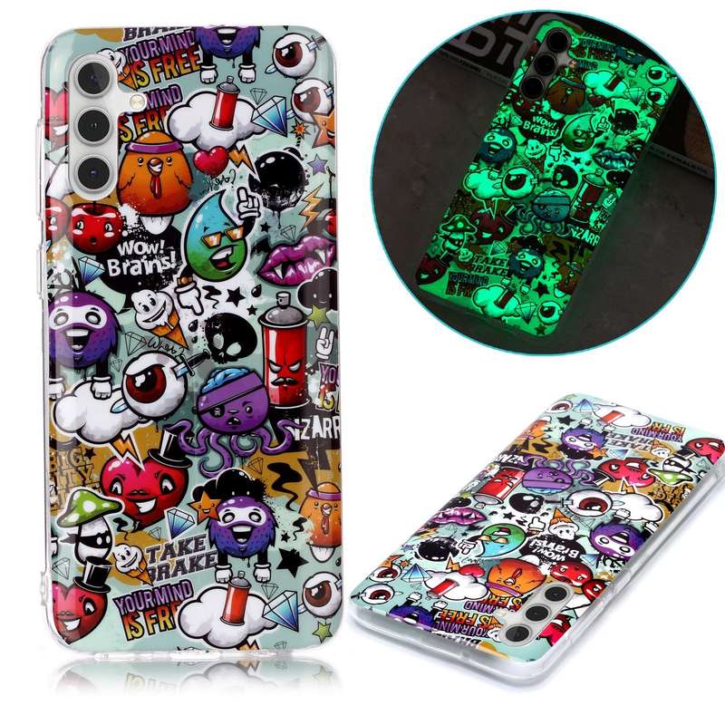 For Samsung Galaxy A13 5G Luminous TPU Protective Phone Case(Graffiti)
