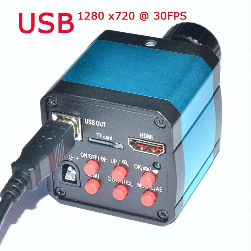 14 Million Pixel Industrial Camera Electron Microscope HDMI USB Mobile Phone Repair Magnifying Gl...