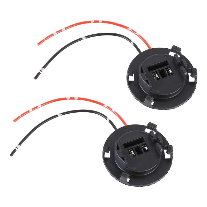 1 Pair TK-306 H7 Halogen Lamp Socket Car Bulb Holder Base with Cable for Hyundai Tucson 2017 / Ki...