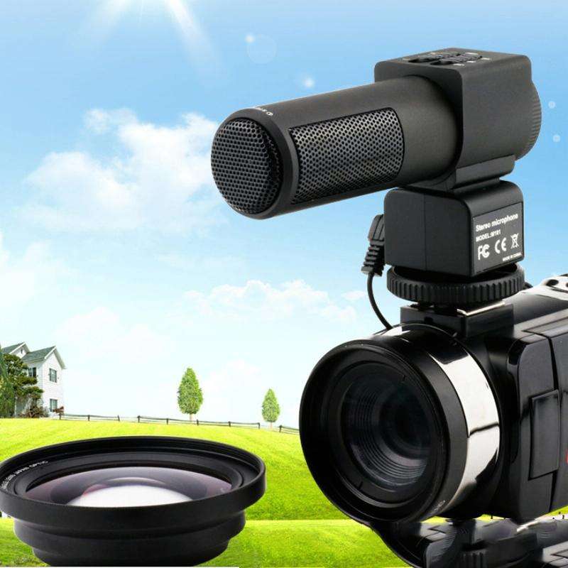 4K HD Night Vision 48MP Home WiFi Live Camcorder DV Digital Camera, Style:Microphone + Wide-angle...