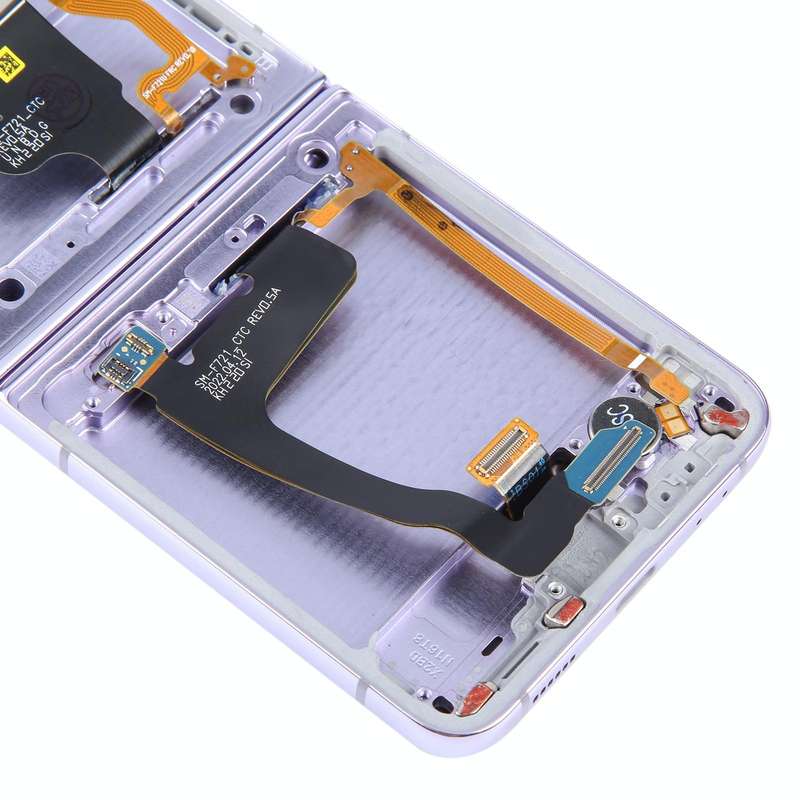 For Samsung Galaxy Z Flip4 SM-F721 Original LCD Screen Digitizer Full Assembly with Frame (Purple)