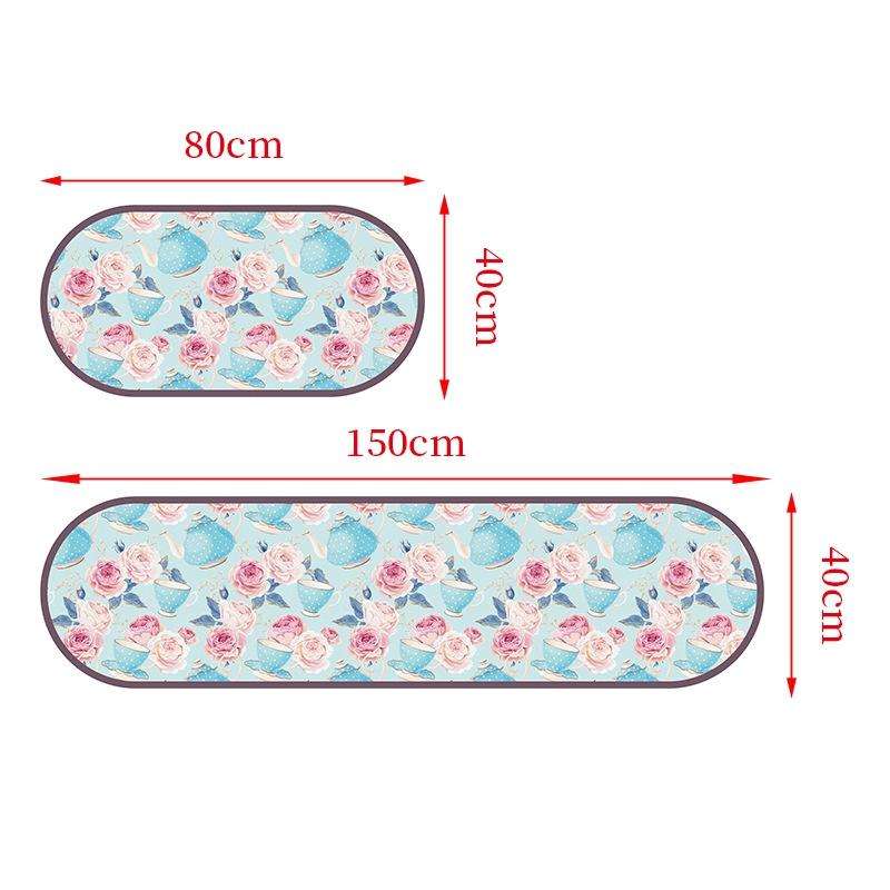 PVC Kitchen Non-Slip Floor Stickers Thickened Stickers Household Waterproof Floor Mats, Specifica...