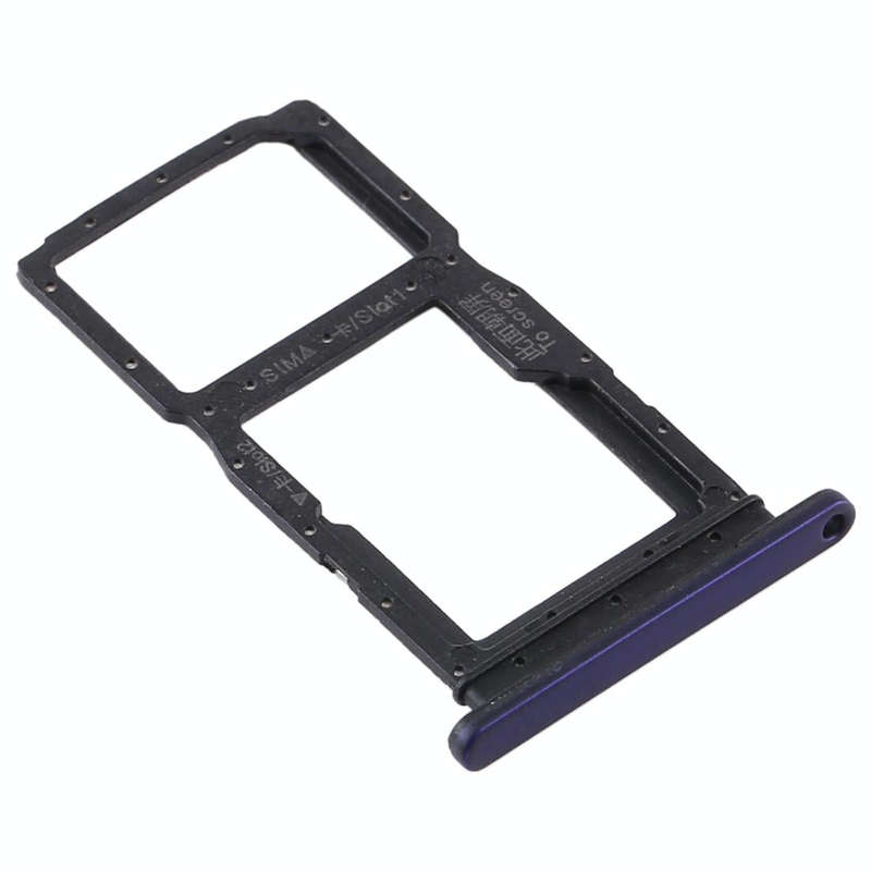 SIM Card Tray + SIM Card Tray / Micro SD Card Tray for Huawei Y9s 2020 (Purple)
