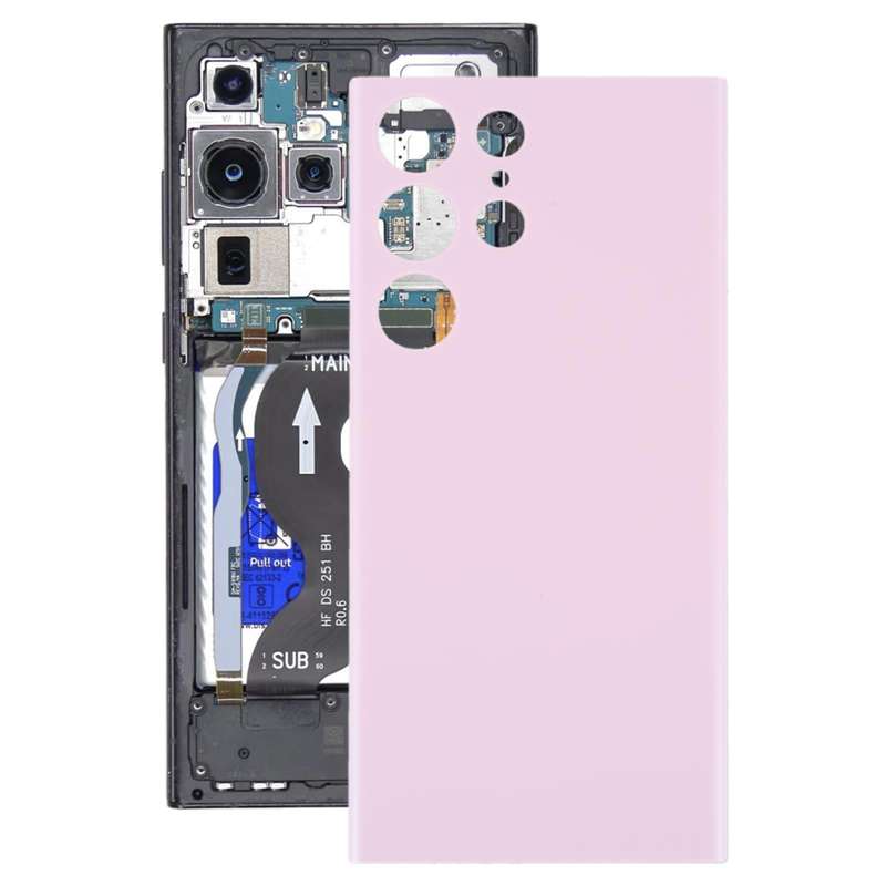 For Samsung Galaxy S23 Ultra 5G SM-S918B OEM Battery Back Cover(Pink)