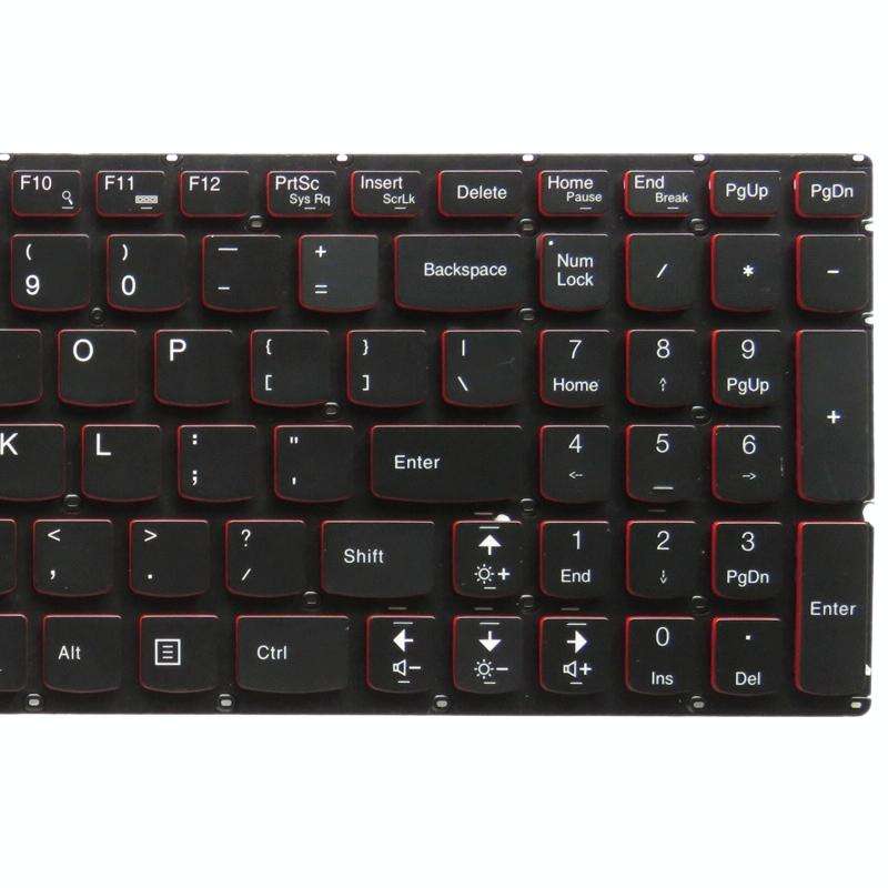 US Version Keyboard with Keyboard Backlight for Lenovo Ideapad Y700 Y700-15 Y700-15ISK Y700-15ACZ...