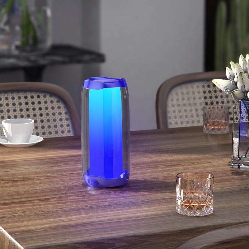 hoco HC8 Bluetooth 5.0 Colorful Luminous Wireless Bluetooth Speaker(Black)