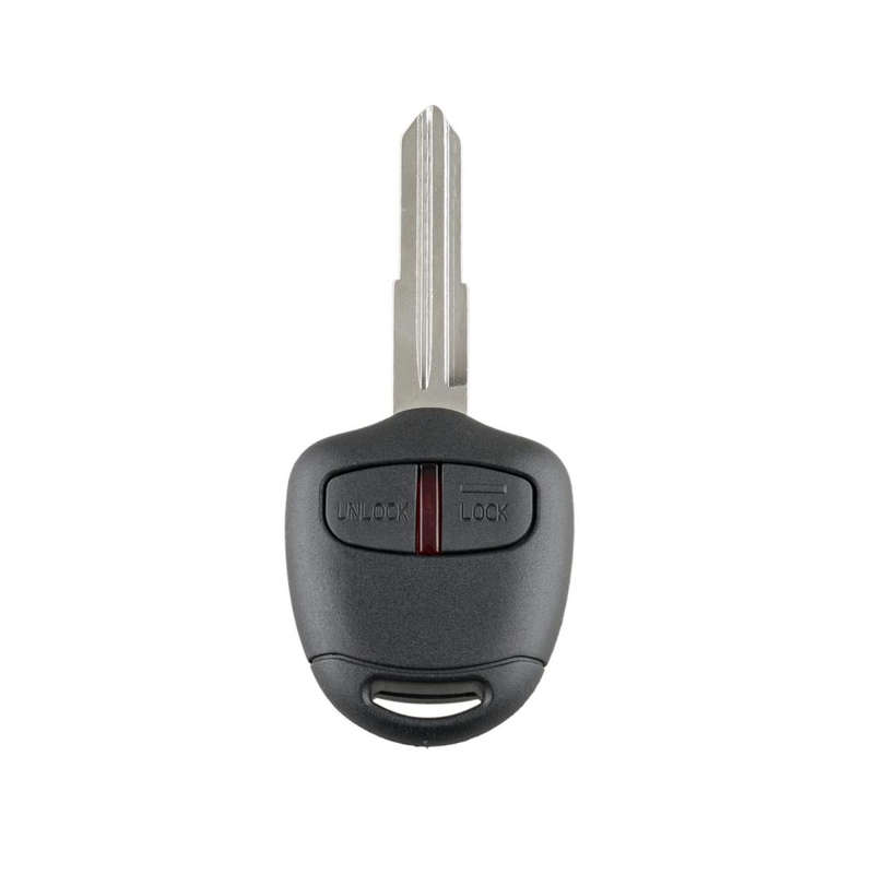 For MITSUBISHI 2 Buttons Intelligent Remote Control Car Key with 46 Chip & Battery & Right Slot, ...