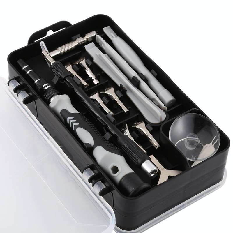 135 in 1 DIY Mobile Phone Disassembly Tool Clock Repair Multi-function Tool Screwdriver Set(Black...