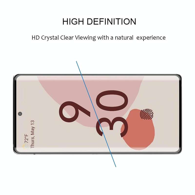 For Google Pixel 6 Full Glue Full Cover Screen Protector Tempered Glass Film