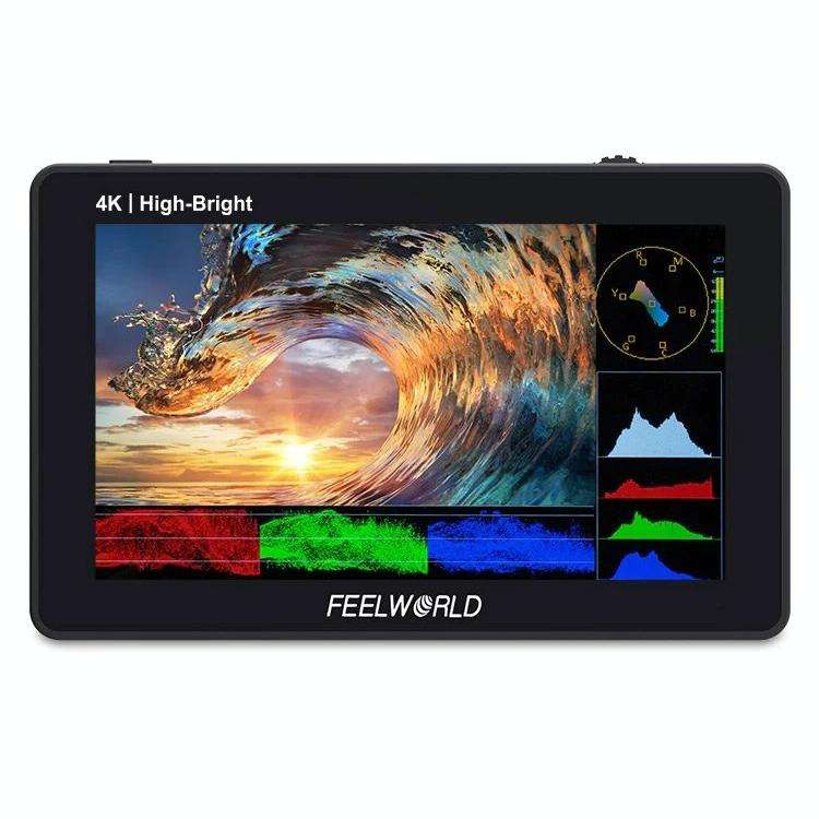 FEELWORLD F6 PLUSX 5.5 inch High Bright 1600nit Touch Screen DSLR Camera Field Monitor IPS FHD192...