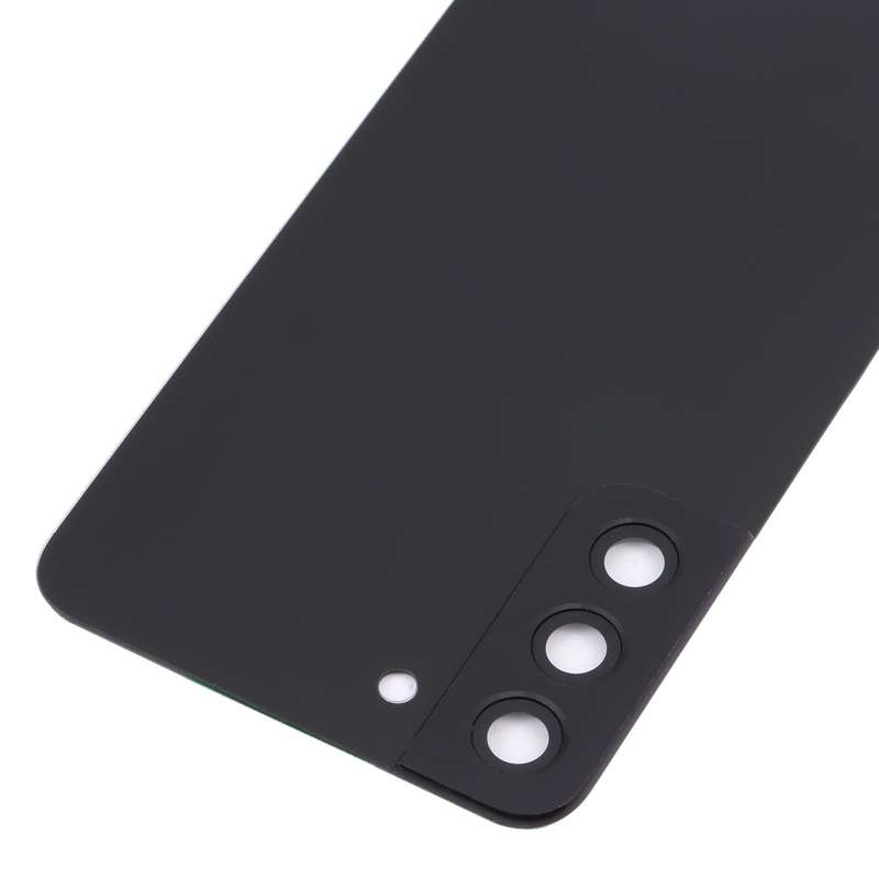 For Samsung Galaxy S22+ 5G SM-S906B Battery Back Cover with Camera Lens Cover (Black)