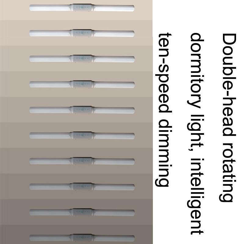 LED Table Light Student Dormitory Reading Lights, Style: Remote Control Type (Black)