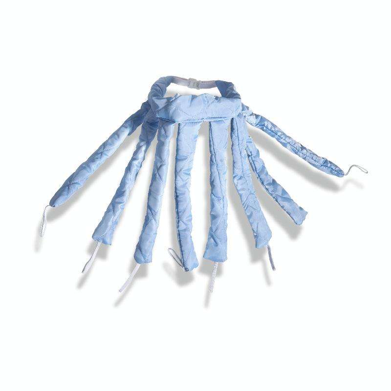 Head-mounted Squid Sponge Curling Iron(Blue)