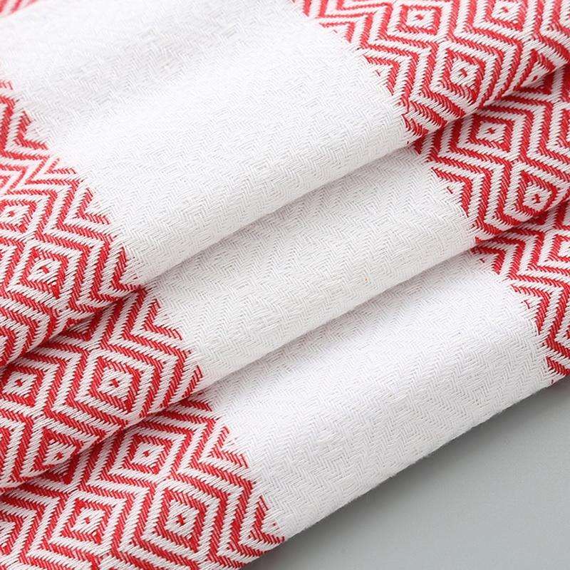 Striped Cotton Bath Towel With Tassels Thin Travel Camping Bath Sauna Beach Gym Pool Blanket Abso...