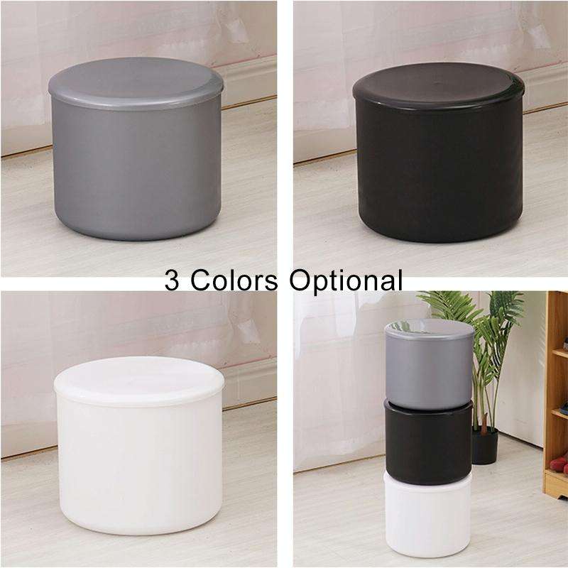 Flower Pot Set Solid Wood Flower Frame + PP Flower Pot(Grey)