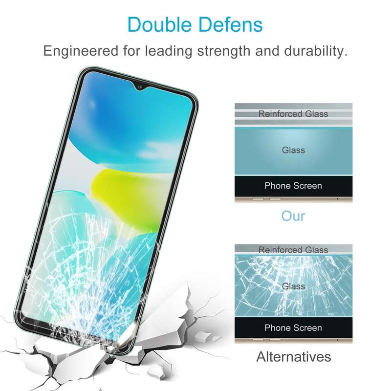 For Itel A05s 10pcs 0.26mm 9H 2.5D Tempered Glass Film