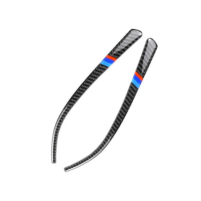 Three Color A Carbon Fiber Car Rearview Mirror Bumper Strip Decorative Sticker for BMW F30 2013-2...