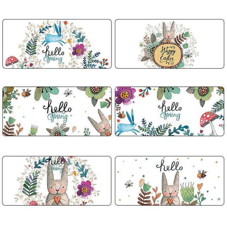 Cute Cartoon Non-Slip Desk Mat, Size: 400 x 900 x 1.5mm Not Overlocked(004)
