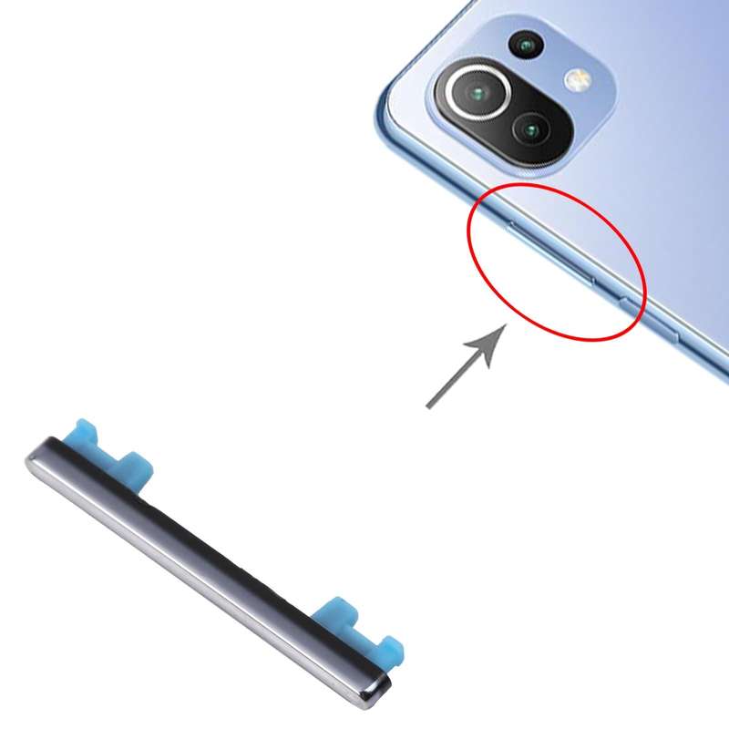 Volume Control Button for Xiaomi Mi 11 Lite (Silver)