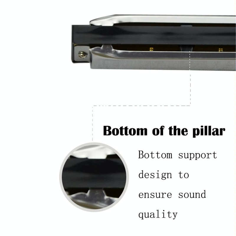 Swan 10 Holes Full-scale Bruce Harmonica Beginner Children Adult Students Playing Musical Instrum...