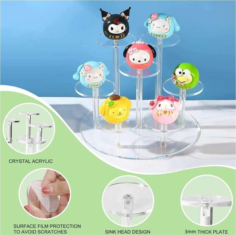 YX068 Acrylic Decoration Cupcake Stand