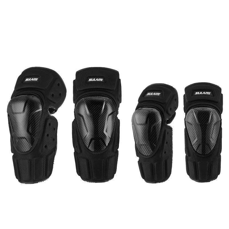 SULAITE Off-Road Motorcycle Windproof Warmth Drop-Proof Breathable Carbon Fiber Protective Gear, ...