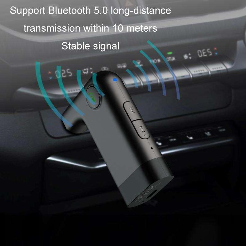 S-18 Car Mini AUX Audio Adapter Wireless Bluetooth 5.0 Receiver