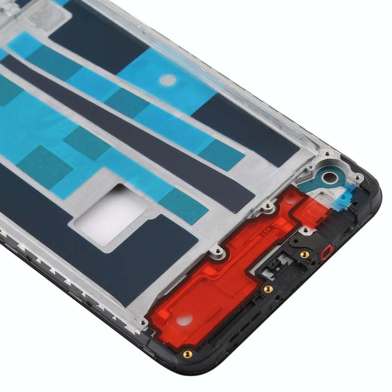 For OPPO A9 Front Housing LCD Frame Bezel Plate (Black)