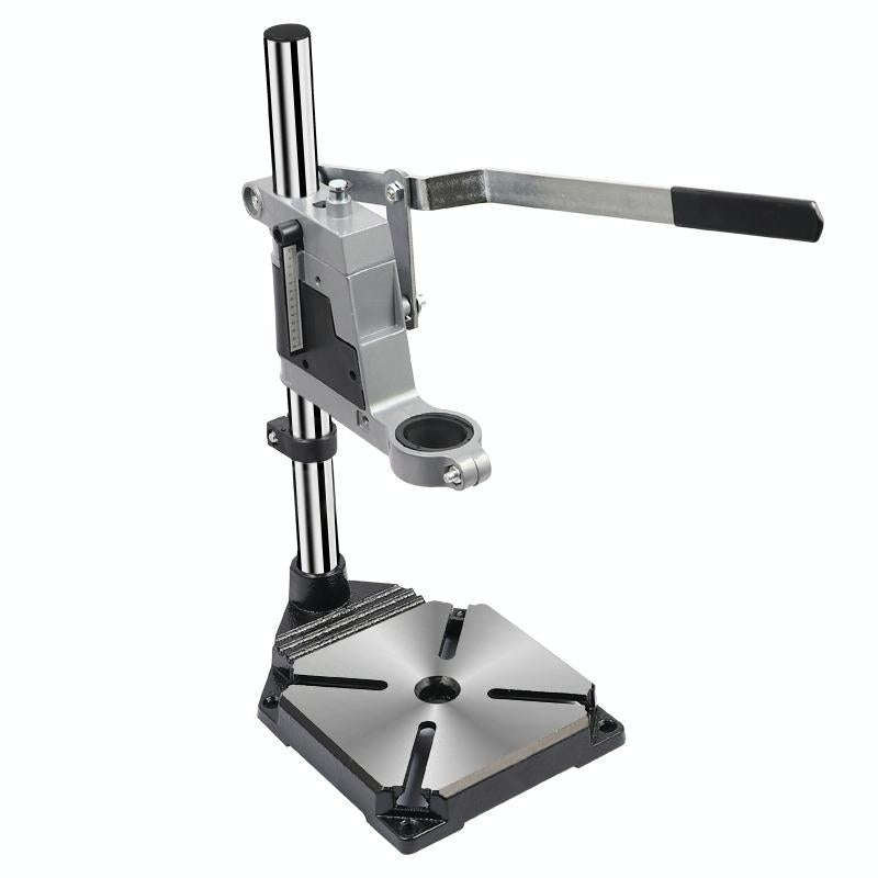 Multifunctional Electric Hand Drill Stand Mini Woodworking Fixed Table, Model: 88647 Iron Base