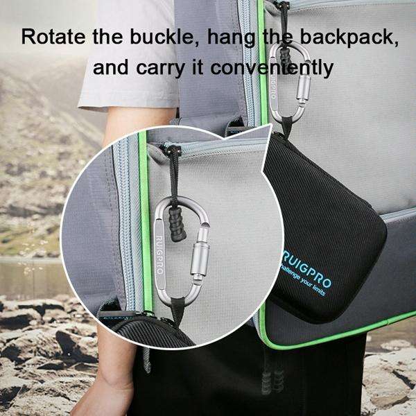 RUIGPRO Shockproof Waterproof Portable Case Box for DJI Osmo Action, Size: 17.3cm x 12.3cm x 6.5c...