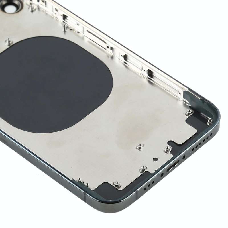 Back Housing Cover with Appearance Imitation of iP12 for iPhone X(Blue)