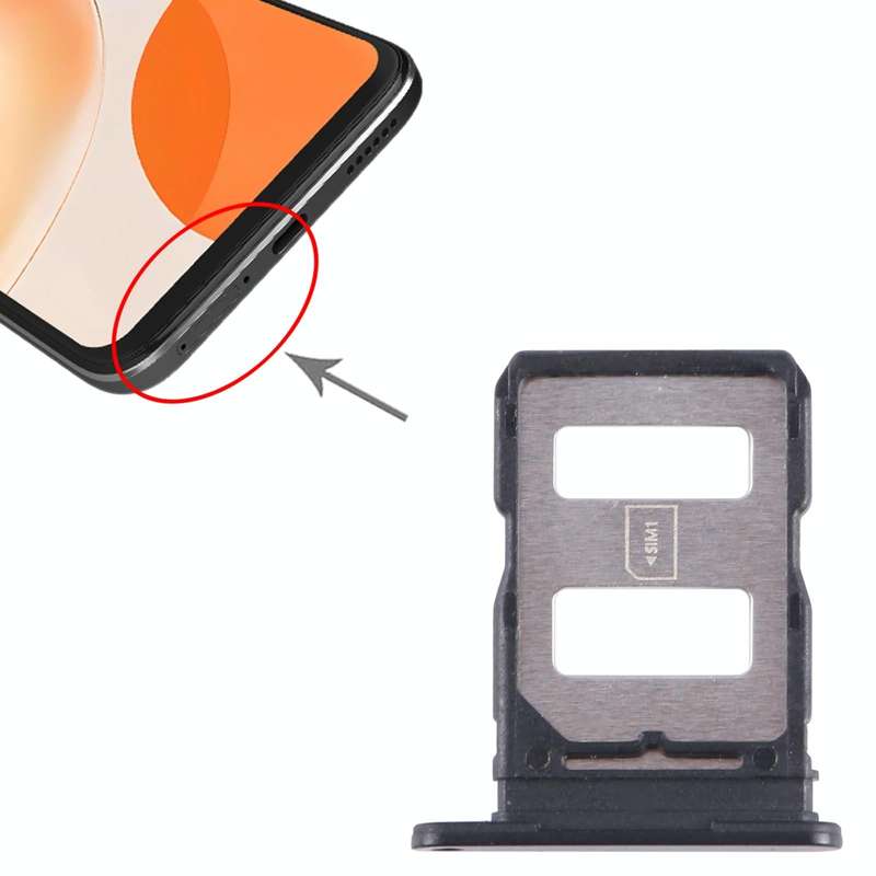 For Huawei Enjoy 60X SIM Card Tray (Black)
