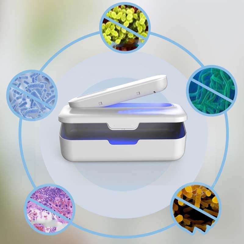 XD003 Underwear UV Sterilization Machine Cosmetic Brush Storage Disinfection Box(White)