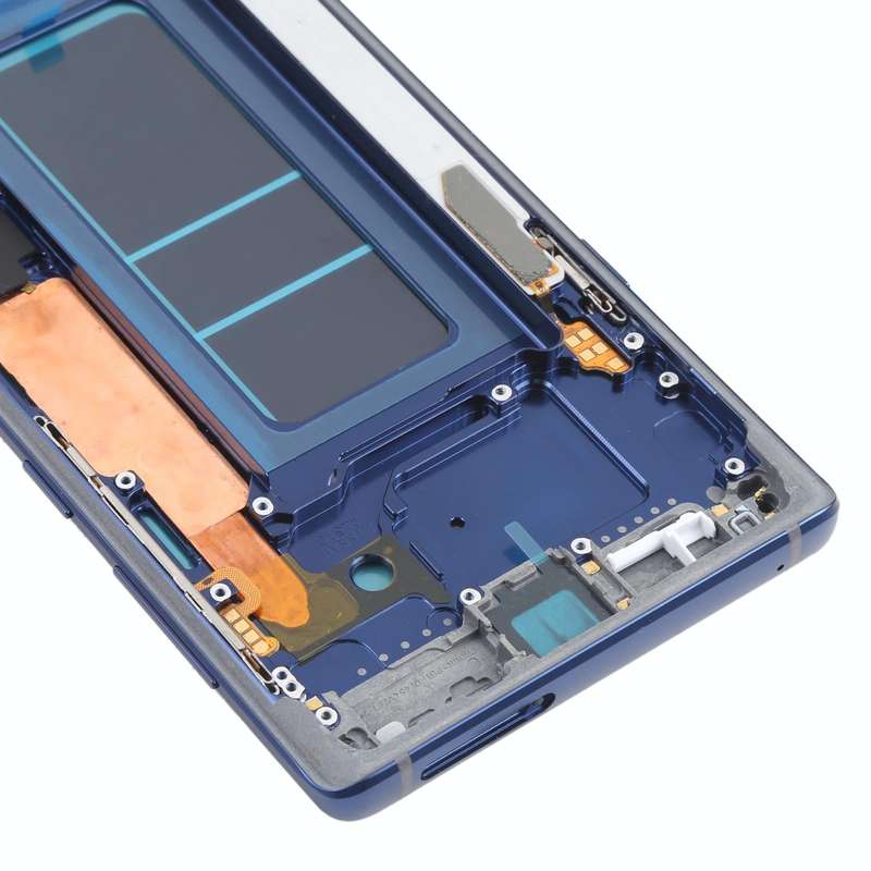 OLED LCD Screen for Samsung Galaxy Note9 SM-N960 Digitizer Full Assembly with Frame (Blue)